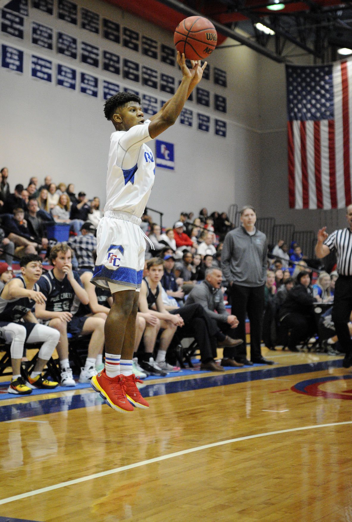 PHOTOS: Fountain-Fort Carson Trojans (58) Pine Creek Eagles (70)